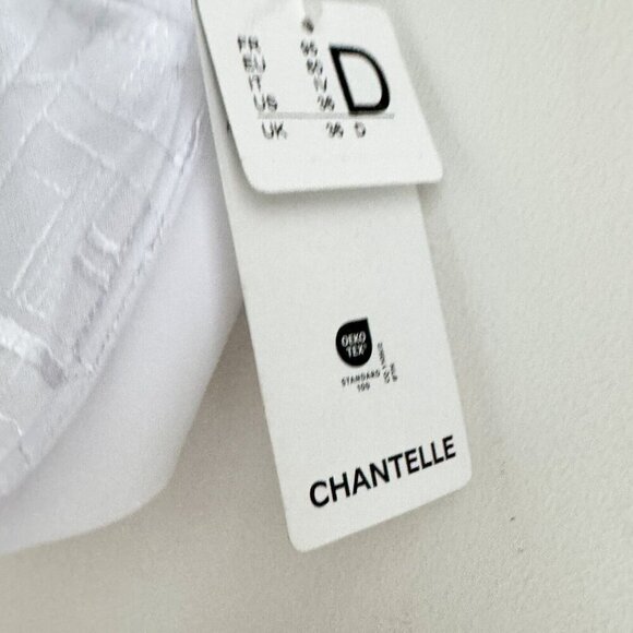 Chantelle white Lace Underwire Sexy Bra 36D - Picture 7 of 10